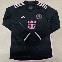 24/25 Inter Miami Away Long Sleeve Fans Soccer Jersey(长袖)