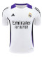 24/25 RMA White(Purple Shoulders) Training Shirts(白色紫肩）