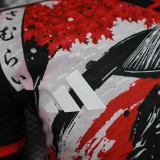 24/25 Japan Red and Black Blade Warriors Player Version Soccer Jersey