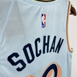 24/25 Sa Spurs SOCHAN #10 City Edition Top Quality Hot Pressing NBA Jersey