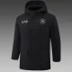 24/25  Napoli Black Hooded Cotton Coat