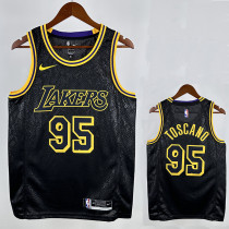 Lakers ANDERSON # 95 Snake's Skin Black Top Quality Hot Pressing NBA Jersey(Honor Edition)荣耀版