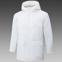 24/25 G262 White Hooded Cotton Coat 白色