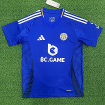 24/25 Leicester City Home Fans Soccer Jersey (BC.GAME广告)
