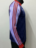 24/25 ARS Royal Blue Leisure  Long Sleeve Retro Soccer Jersey