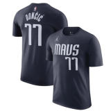 24/25 LAKERS DONCIC'#77 Grey Black Cotton  shirts