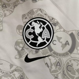 24/25 Club America Beige & Yellow Double Sided Windbreaker (双面风衣)