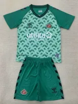 24/25 Sunderland Green Goalkeeper Kids Soccer Jersey