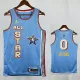 24/25 ALL-STAR LILLARD # 0 Light  Blue Top Quality Hot Pressing NBA Jersey