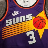 22/23 SUNS PAUL #3 Purple Top Quality Hot Pressing NBA Jersey (Retro Logo)