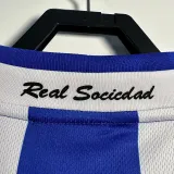 2002/2003 Real Sociedad  Home Retro Soccer Jersey
