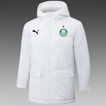 24/25 Palmeiras White Hooded Cotton Coat G235