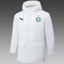 24/25 Palmeiras White Hooded Cotton Coat G235