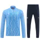 24/25 Man City Light Blue Printing Half Pull Tracksuit  (半拉链)