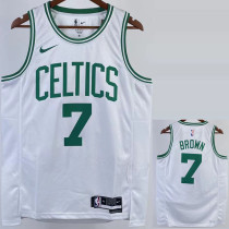 22/23 CELTICS BROWN #7 White Top Quality Hot Pressing NBA Jersey