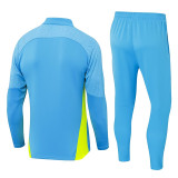 24/25 Man City Sky Blue Half Pull Tracksuit  (半拉链)