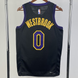 23/24 LAKERS WESTBROOK #0 Black City Edition Top Quality Hot Pressing NBA Jersey