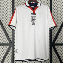 2004 England Home Retro Soccer Jersey