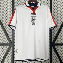 2004 England Home Retro Soccer Jersey