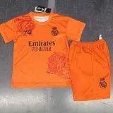 23/24  RMA Orange (Y-3) Special Edition Kids Soccer Jersey