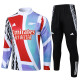 24/25 ARS Red & Blue Jigsaw puzzle Half Pull Tracksuit # B985 (半拉链)# B985