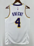 22/23 LAKERS KNEGHT#4 White Top Quality Hot Pressing NBA Jersey