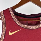 23/24 Cleveland Cavaliers IRVING #2 Red City Edition Top Quality Hot Pressing NBA Jersey