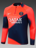 24/25 PSG tangerine Half Pull Tracksuit  (半拉链)(橘红色)
