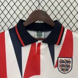 1992 England Home Retro Soccer Jersey