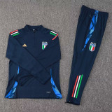24/25  Italy Sapphire blue Half Pull Tracksuit  (半拉链)
