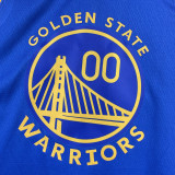 22/23 WARRIORS KUMINGA #00 Blue Top Quality Hot Pressing NBA Jersey (V领)