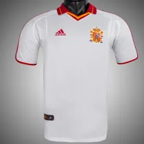 2000 Spain Away Retro Soccer Jersey(No number不带号）