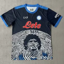 21/22 Noples Dark Blue Maillot de football blanc edition commemorative Fans Soccer Jersey