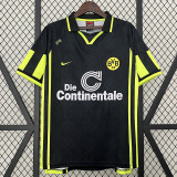 1996/1997 Dortmund Away Black Retro Soccer Jersey