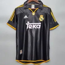 1998/2000 RMA Away Black Retro Soccer Jersey