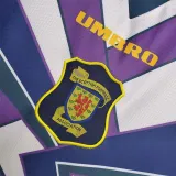 1994/1996 Scotland White Retro Soccer Jersey