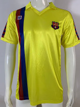 1982/1984 BAR Away Yellow Retro Soccer Jersey