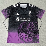 24/25 LIV  Black Purple Special Edition  Fans Soccer Jersey