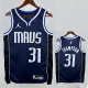22/23 Dallas Mavericks THOMPSON #31 Royal Blue Flying Man Top Quality Hot Pressing  NBA Jersey飞人版（V领）
