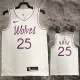 2018/2019 Timberwolves ROSE #25 White Retro Top Quality Hot Pressing NBA Jersey