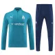 24/25 Marseille Lake Blue Half Pull Tracksuit  (半拉链)