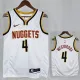 NUGGETS Wei Shao # 4 White Top Quality Hot Pressing NBA Jersey