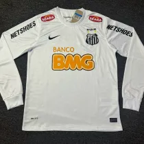 2012/2013 Santos FC Home Long Sleeve  Retro Soccer Jersey