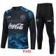 24/25 Napoli Inkjet Printing  Kids Half Pull Tracksuit  (拉链)