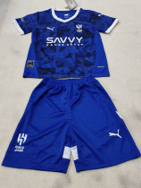 24/25 Al-Hilal Home Kids Soccer Jersey