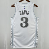 24/25 Dallas Mavericks DAVIS #3 White City Edition Top Quality Hot Pressing NBA Jersey