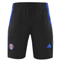 24/25  Man Utd  Black(Blue Edge)Training Shorts Pants(蓝边)
