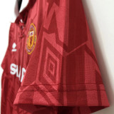 1992/1994 Man Utd Home Retro Soccer Jersey