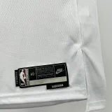24/25 WARRIORS THOMPSON # 11 White Retro Top Quality Hot Pressing NBA Jersey