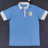 24/25 Uruguay Blue Polo Special Edition  Fans Soccer Jersey